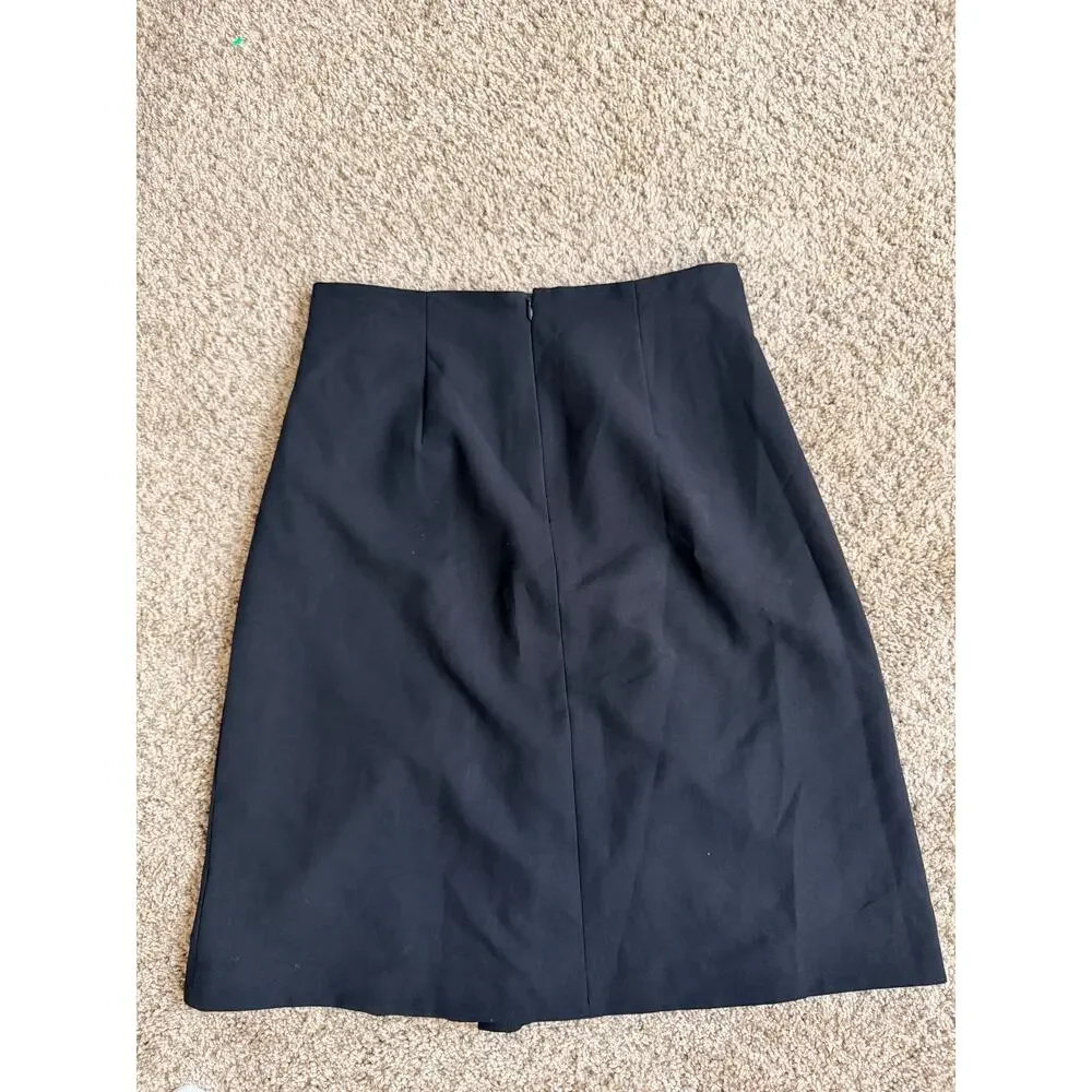 Ellen Tracy Skirt Black EUC 6